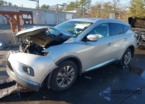 2017 Nissan Murano Sl from USA, damaged, VIN 5N1AZ2MH6HN156303